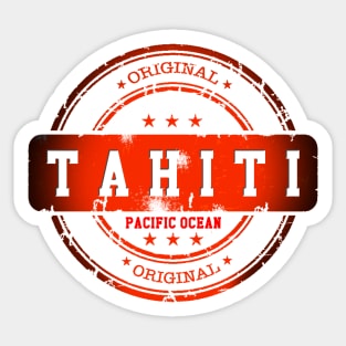 TAHITI Stamp Sticker